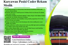Lowongan Karyawan Posisi Coder Rekam Medik